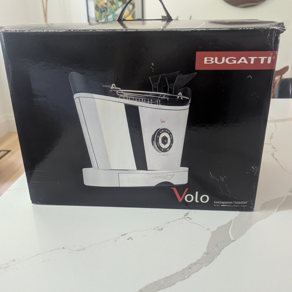 Bugatti Volo Silver Toaster